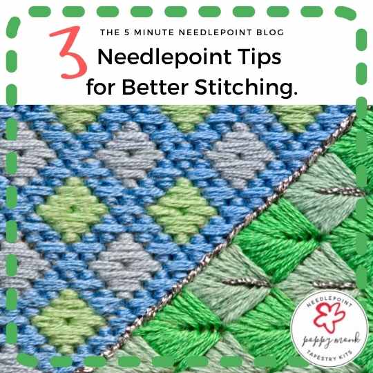 Needlepoint tips for better stitching blog post