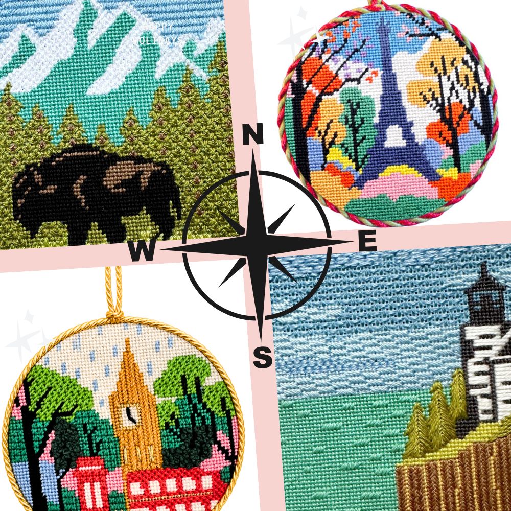 Travel and Geographical Needlepoint Designs