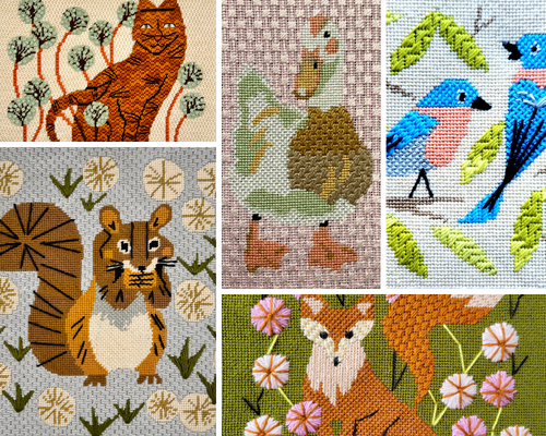 Animal needlepoint designs