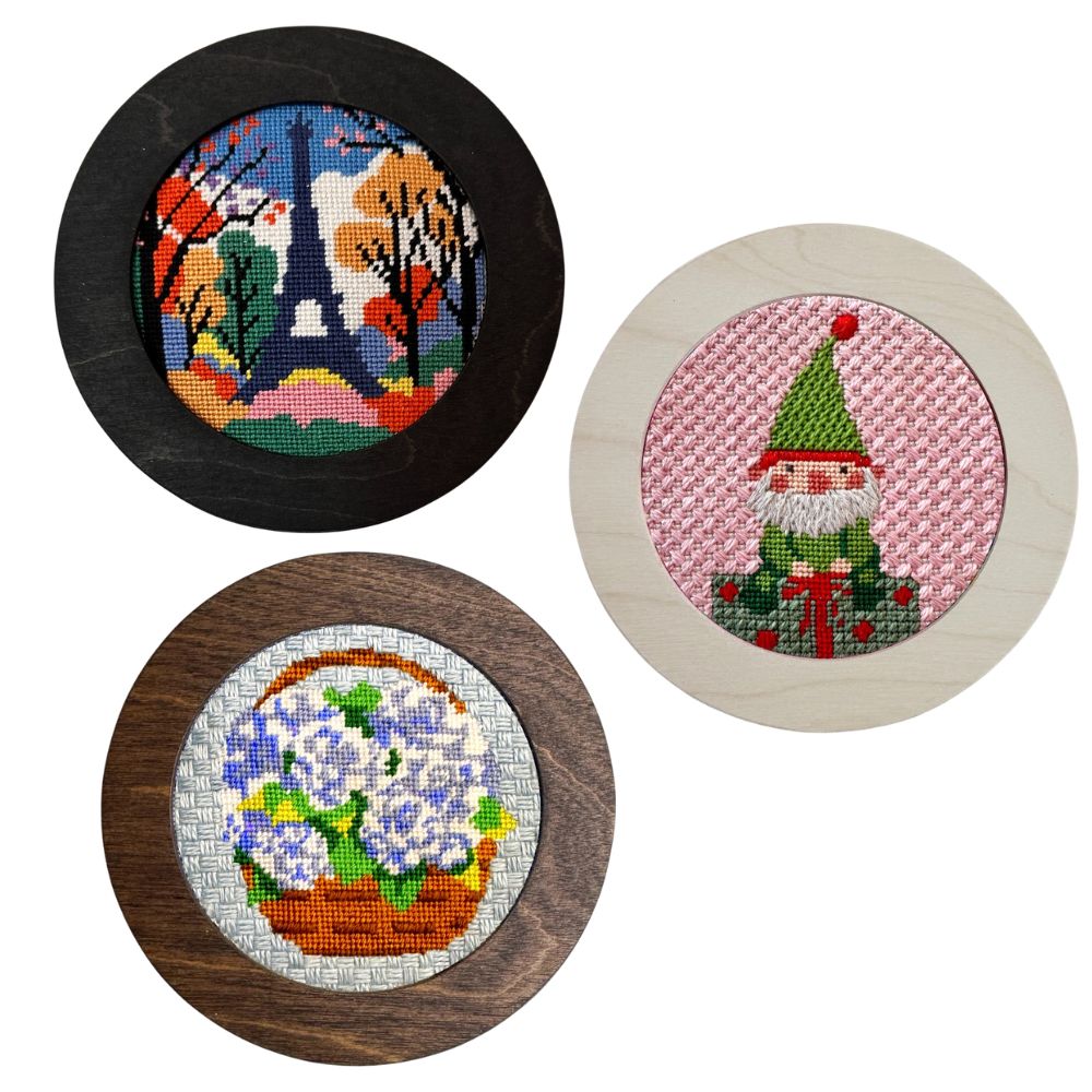 Self-Finishing Needlepoint Ornaments
