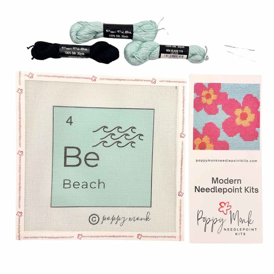 Beach (Be) needlepoint from the Alternative Periodic Table of Elements