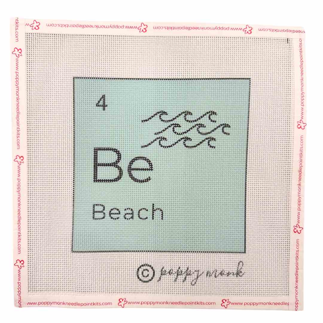 Beach (Be) needlepoint from the Alternative Periodic Table of Elements