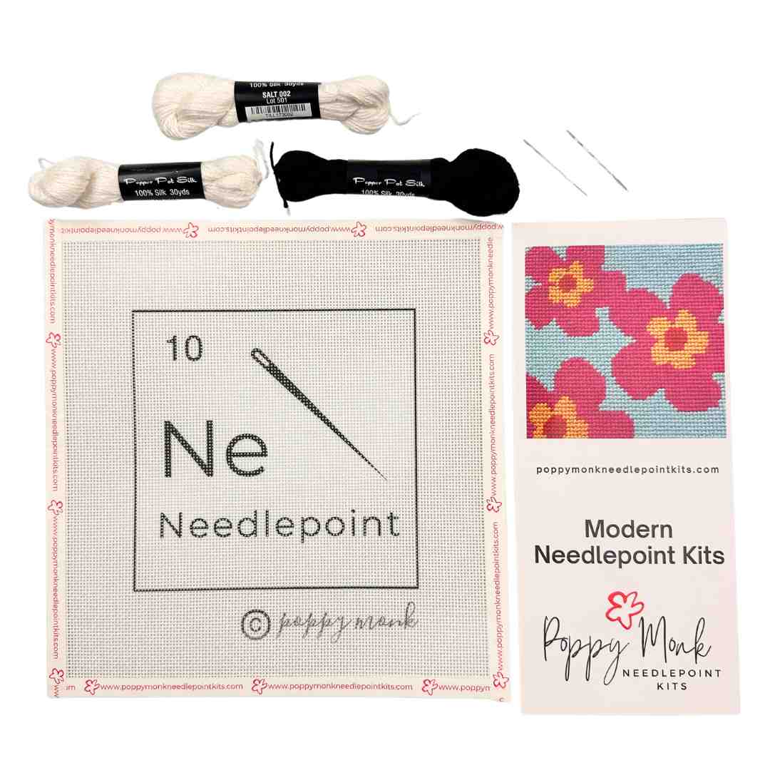 Needlepoint kit from the Alternative Periodic Table of Elements series.