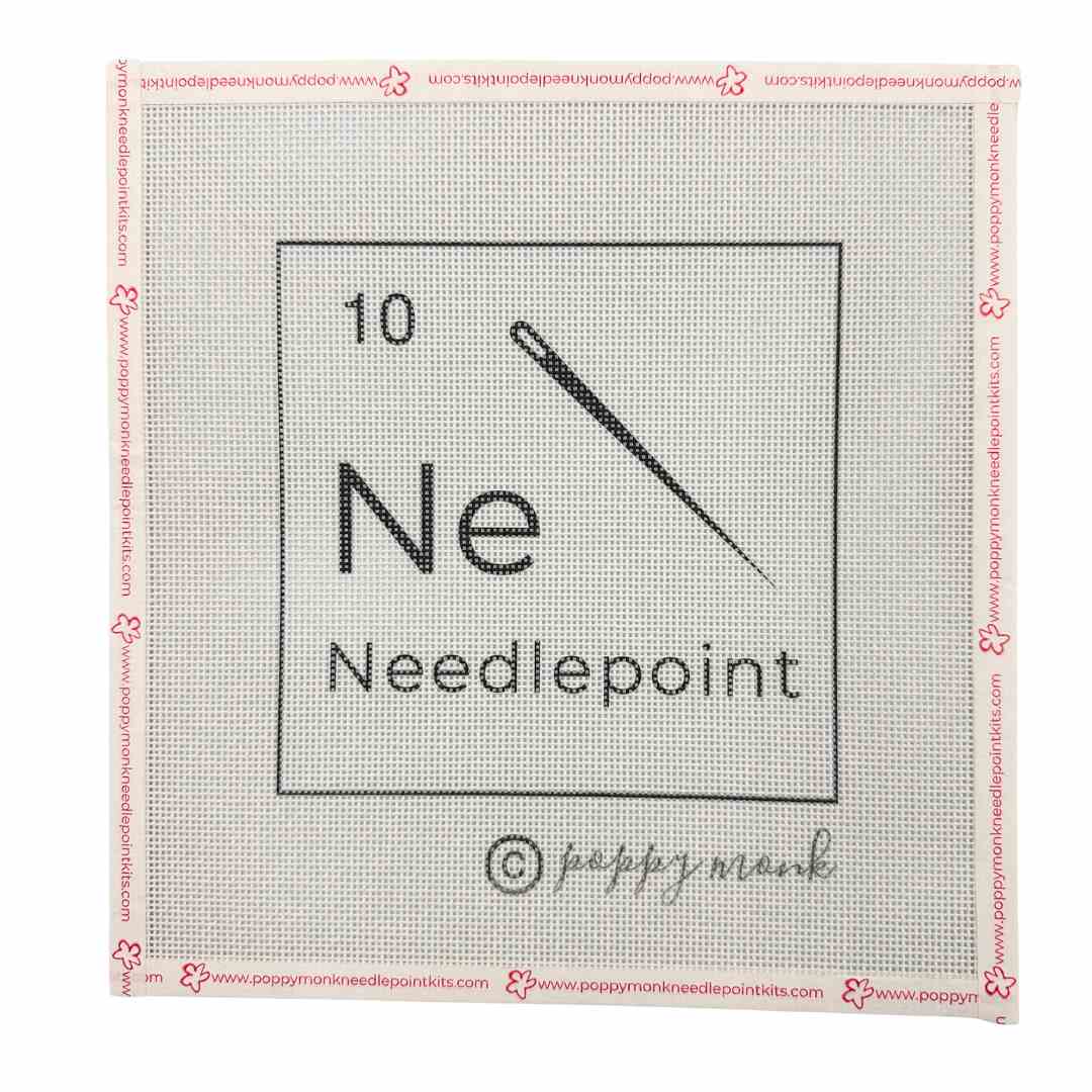 Needlepoint kit from the Alternative Periodic Table of Elements series.