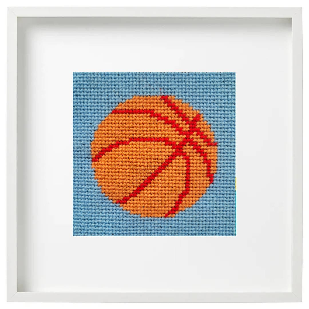 Basketball Needlepoint Starter Kit