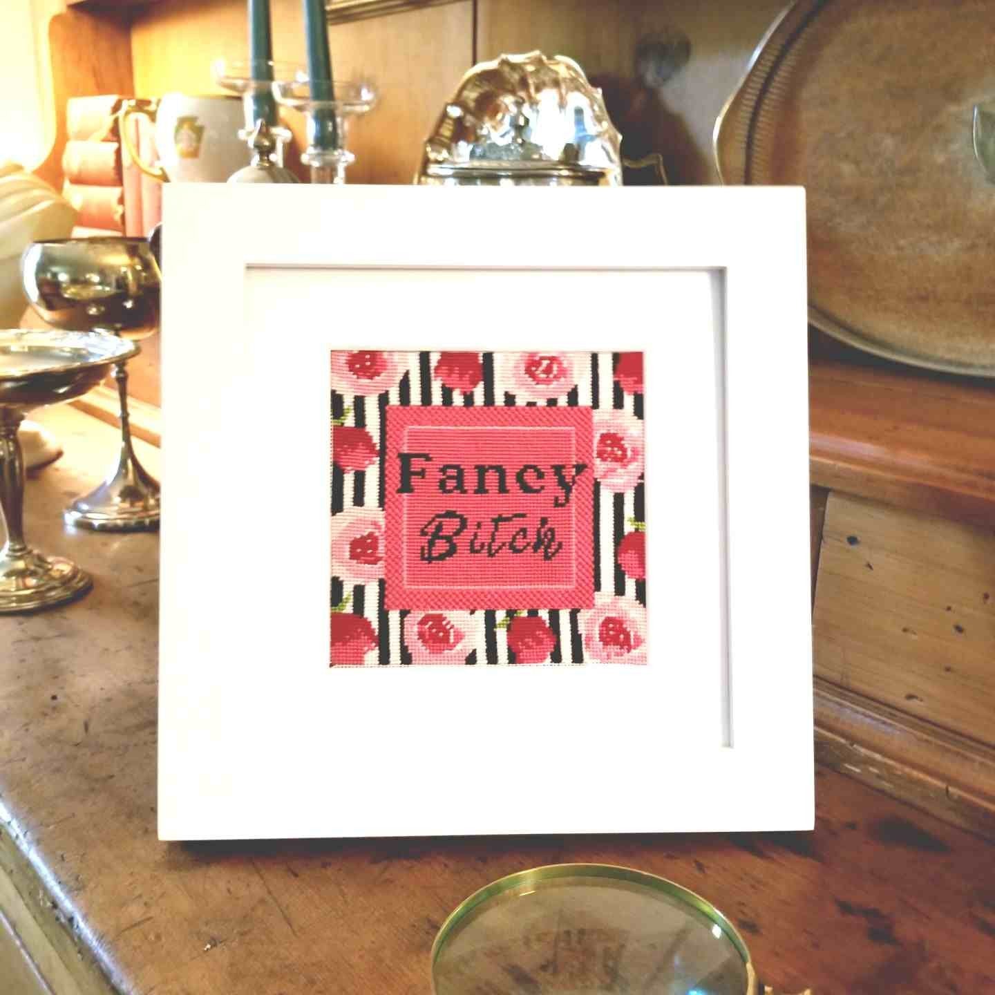 Fancy Bitch Needlepoint Kit