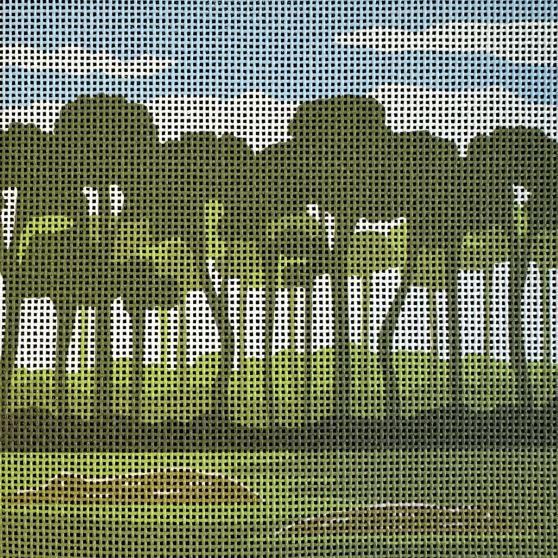 Florida Everglades needlepoint design