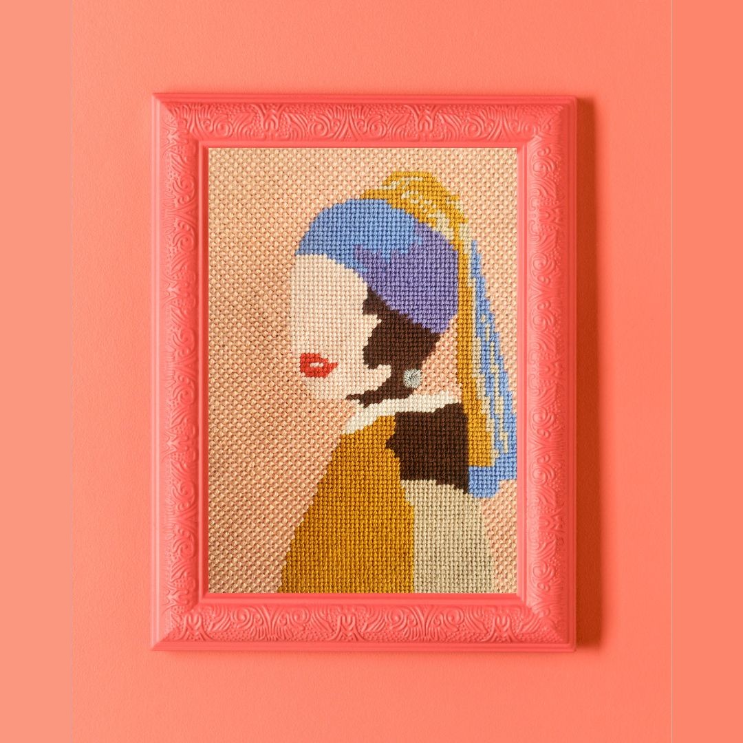 Girl With A Pearl Earring Needlepoint Kit
