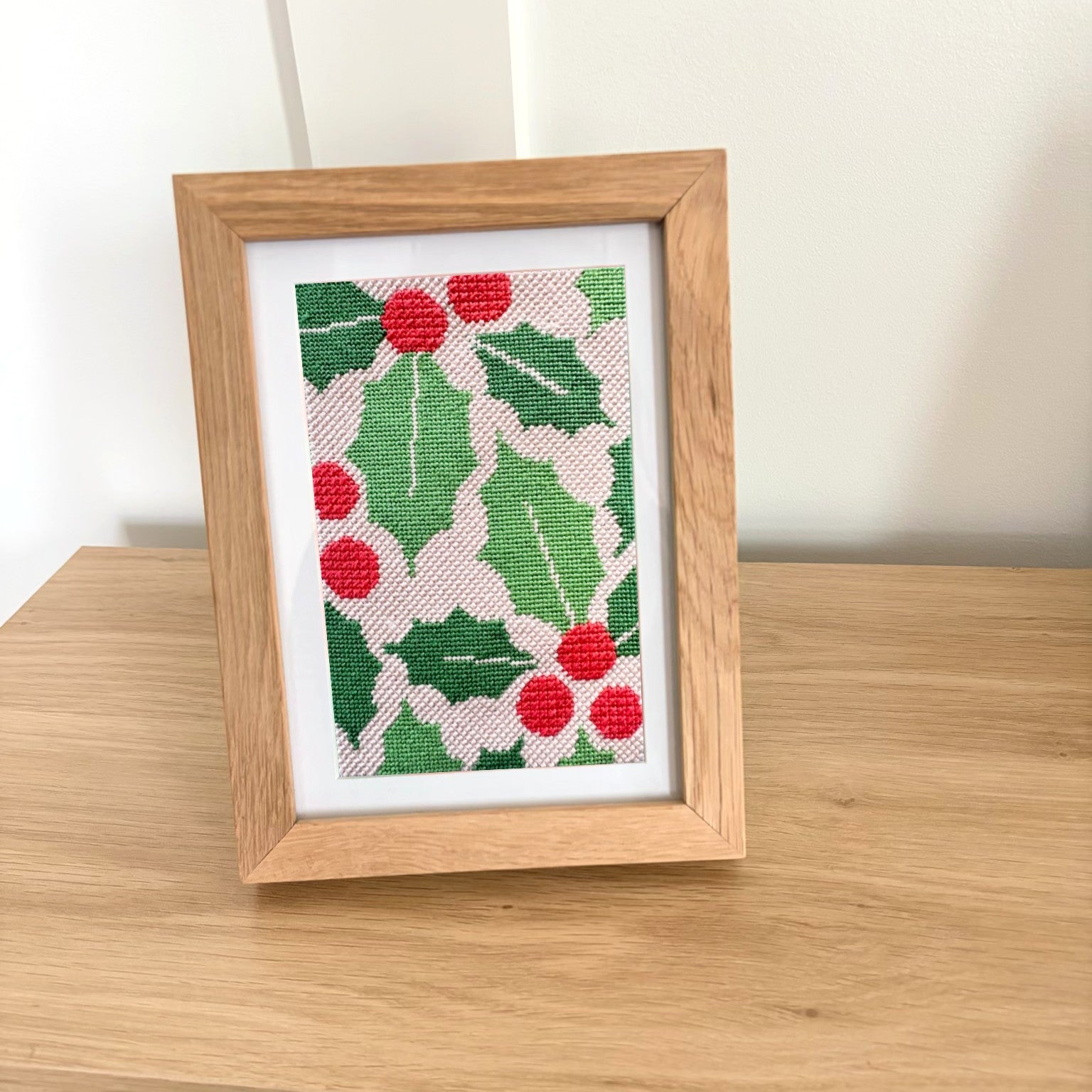 Holly Green Needlepoint Kit