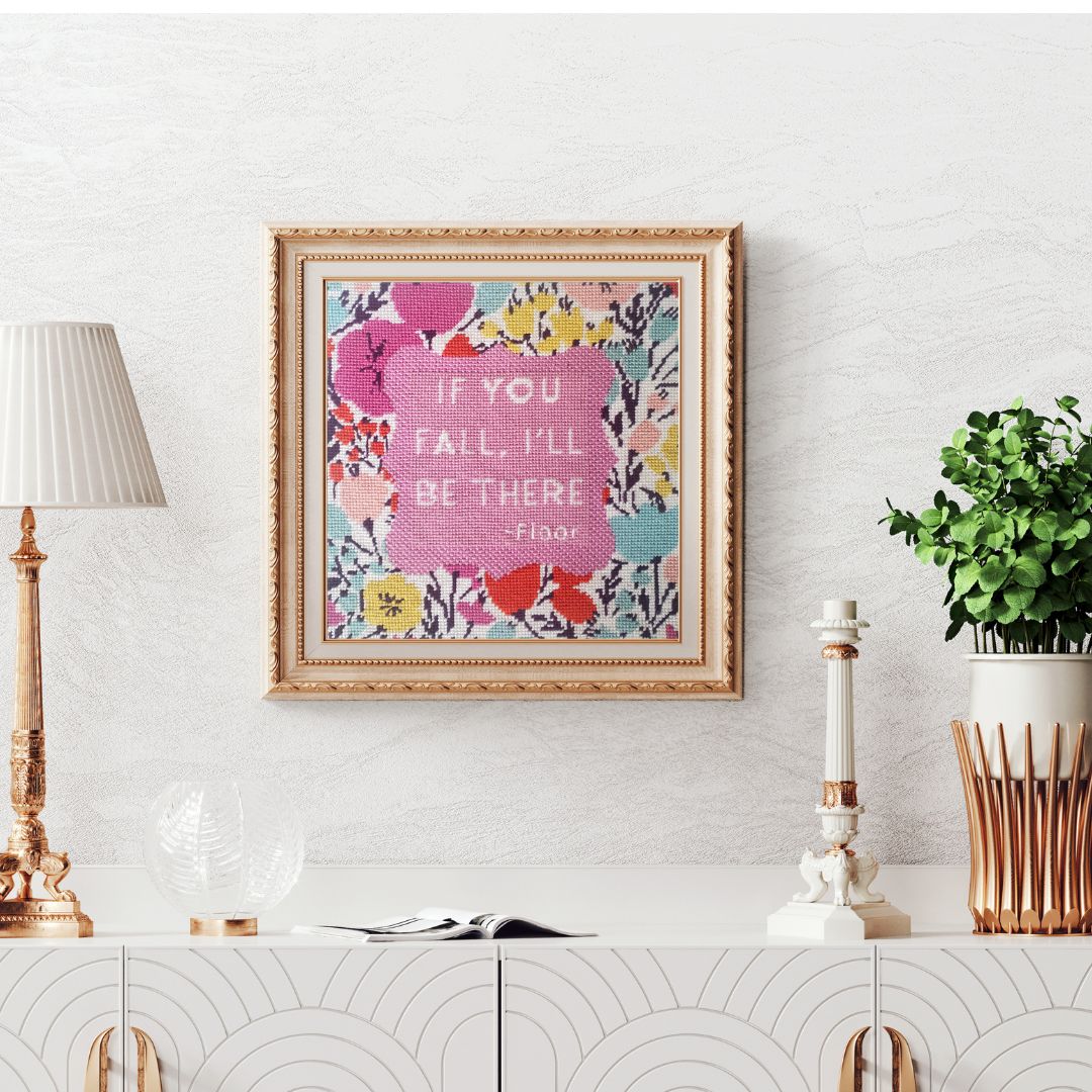 If You Fall Needlepoint