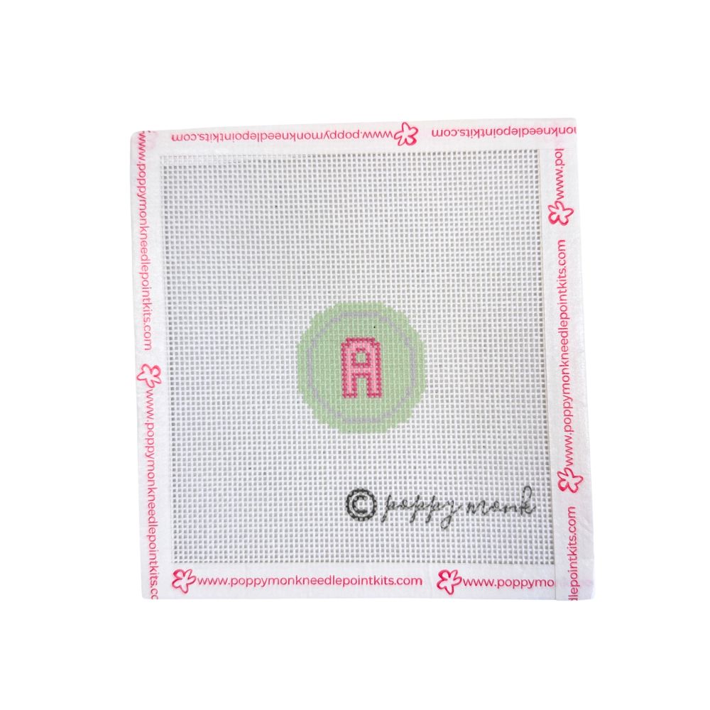 Fob Chain Letters | Mini Needlepoint Project (Fob Sold Separately)