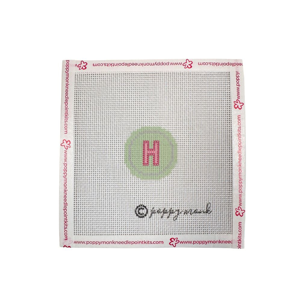 Fob Chain Letters | Mini Needlepoint Project (Fob Sold Separately)