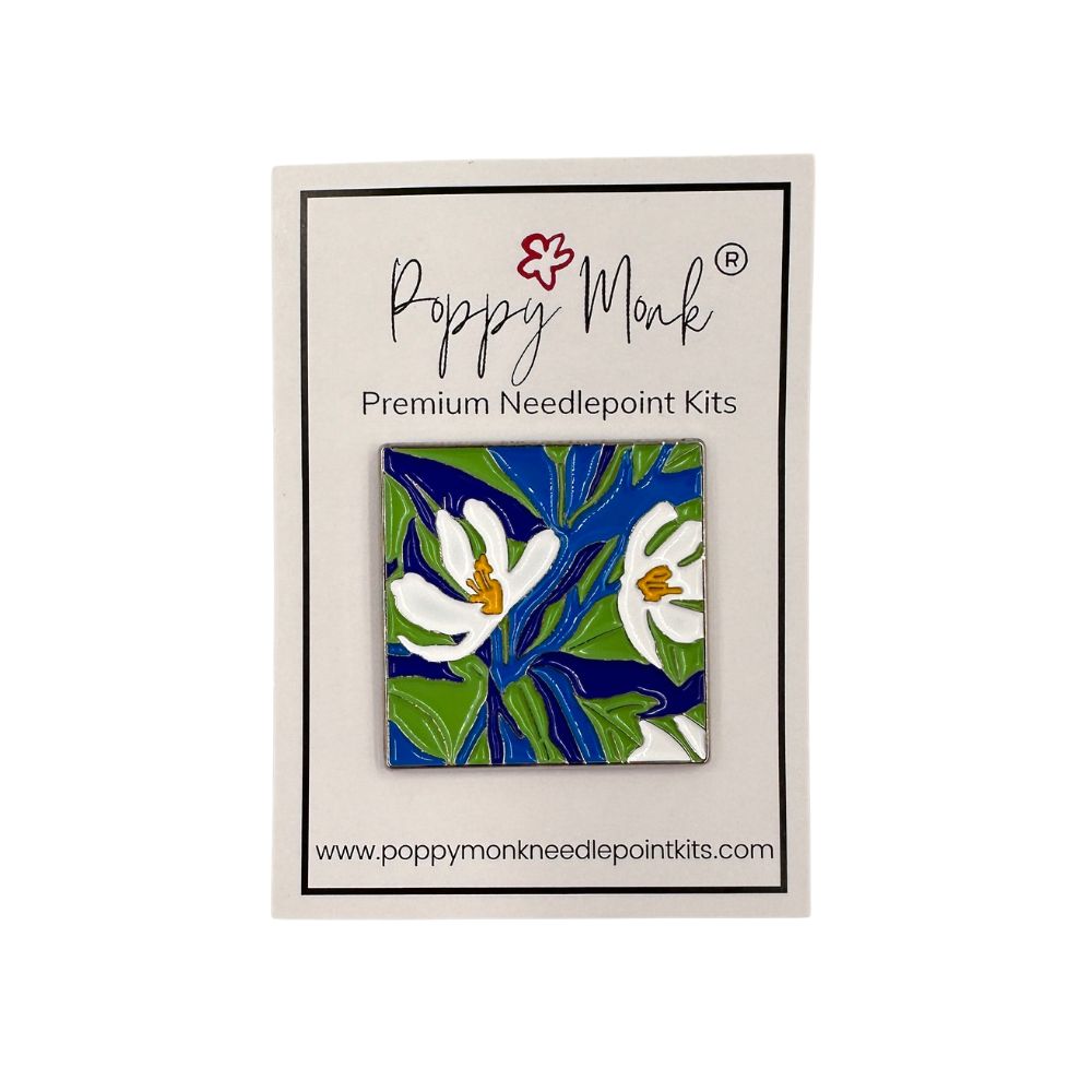 Poppy Monk magnolia needle minder