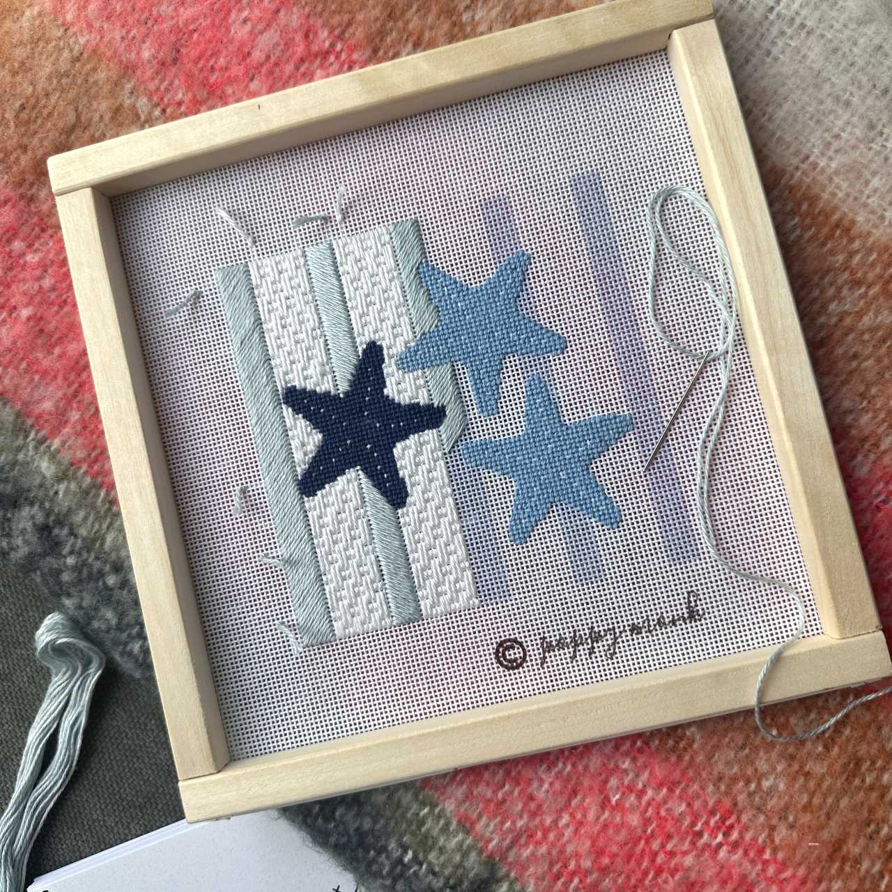 Seashore Starfish Needlepoint Kit