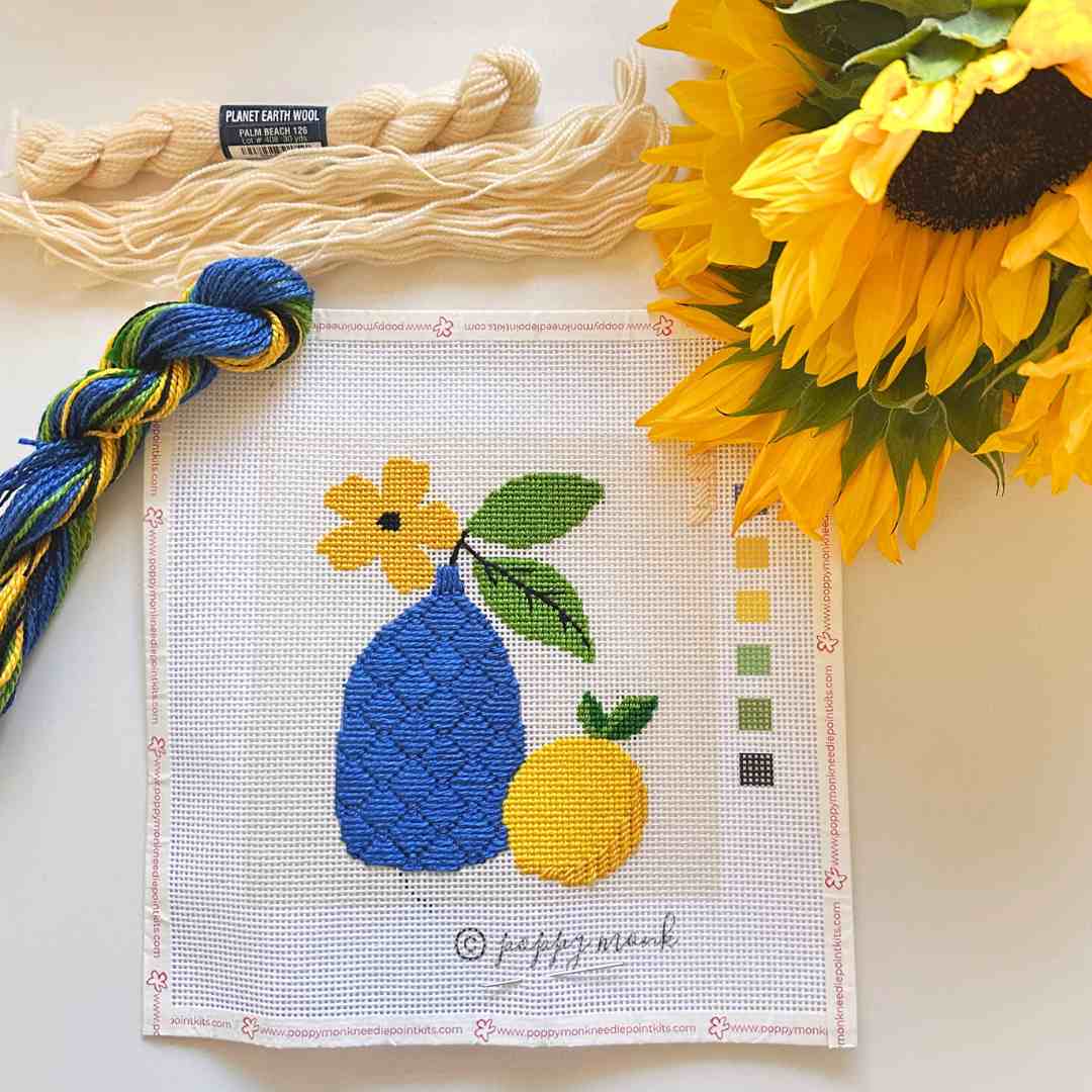 Still Life Vase Needlepoint Kit