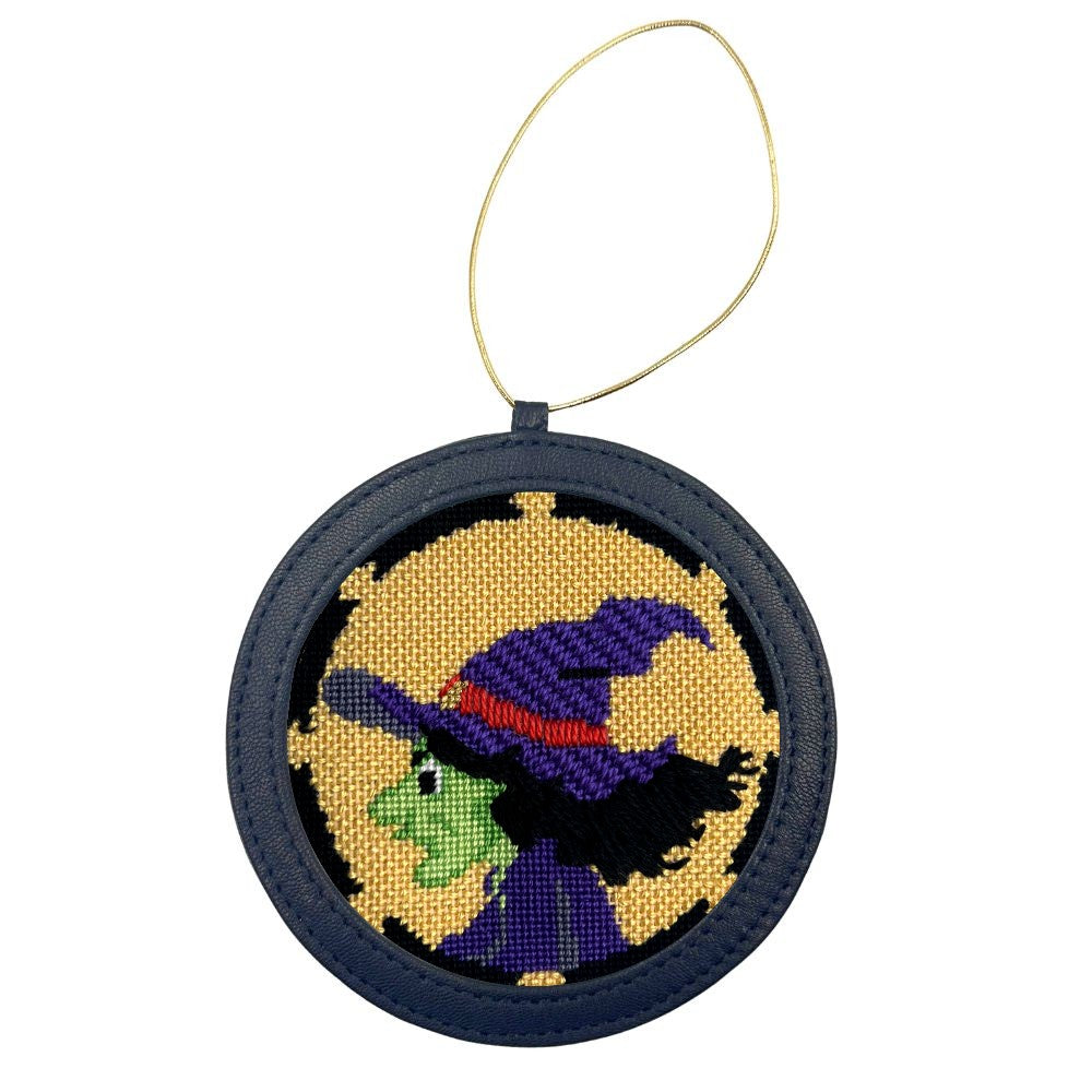 Black Self-Finishing Needlepoint Ornament Holder
