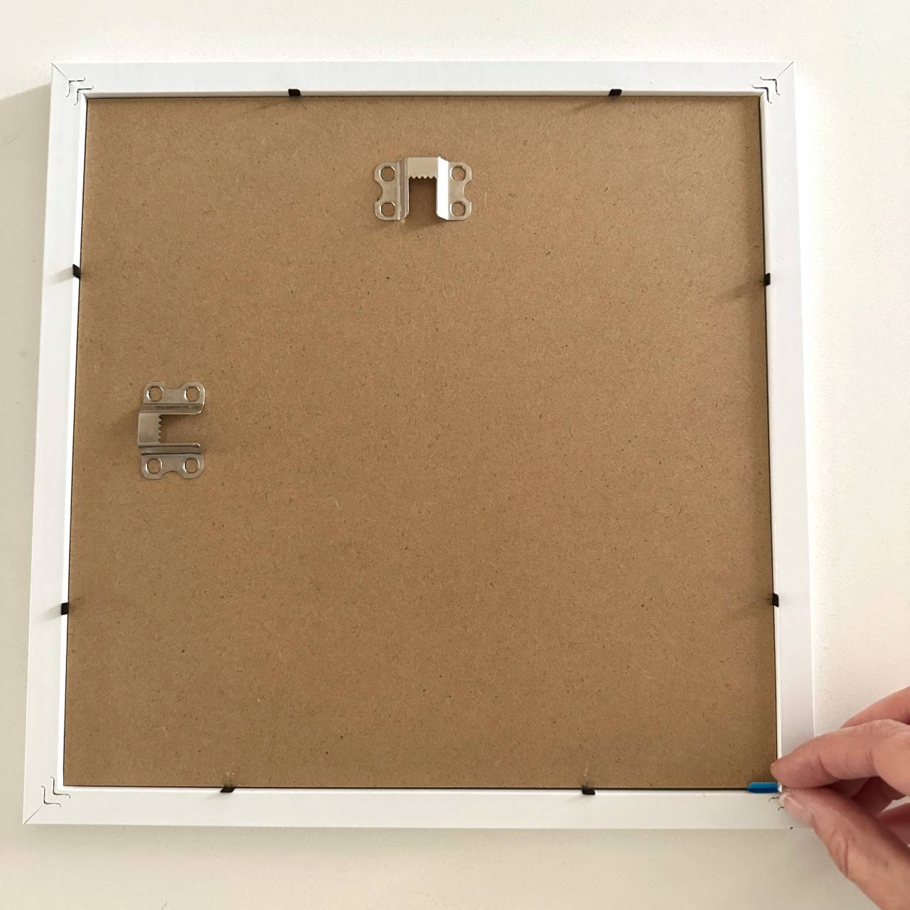 White Frame For 5" x 5" Needlepoint