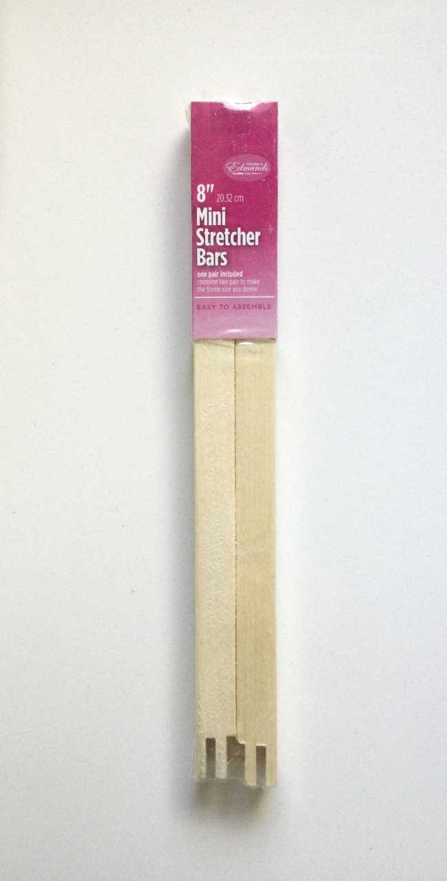 Needlepoint Mini Stretcher Bars 8 (Order two sets to make a frame)