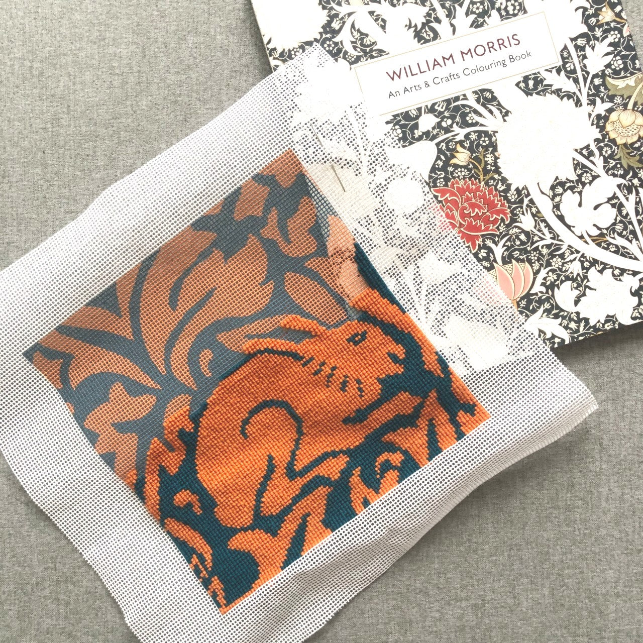 Victorian Cross Stitch needlepoint kit Rabbit.