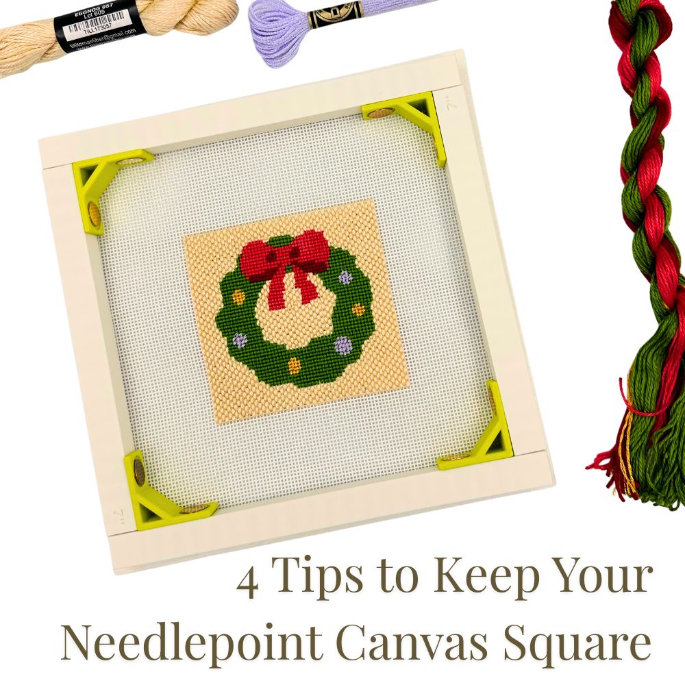 Four Tips to Prevent Needlepoint Canvas Distortion