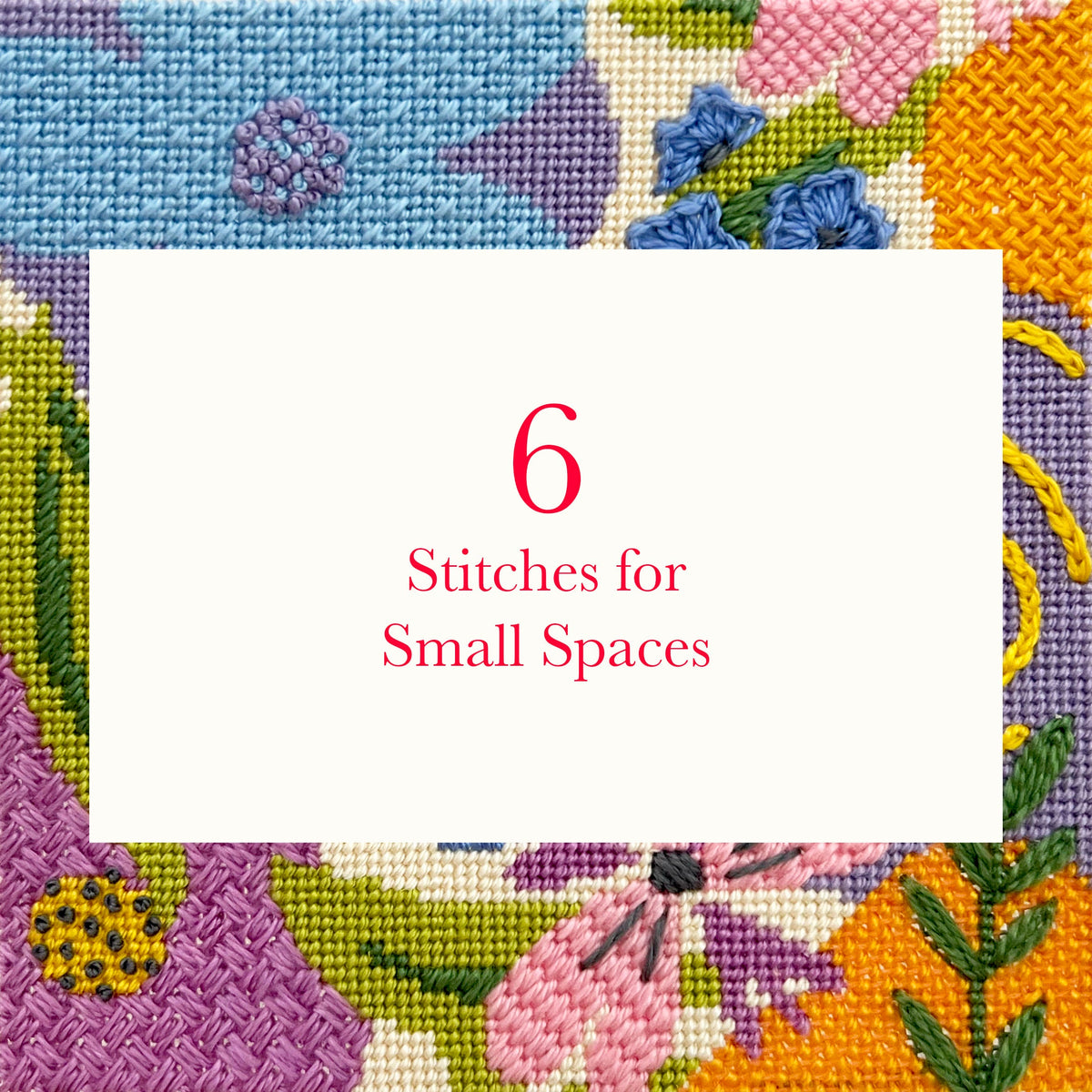 Six Needlepoint Stitches For Small Spaces