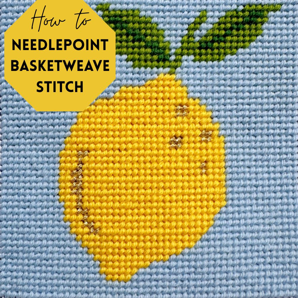 How To Do A Perfect Needlepoint Basketweave Stitch