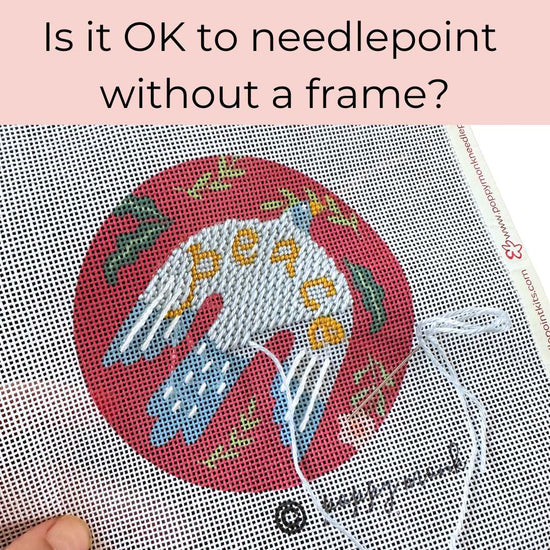 Needlepoint Without A Frame