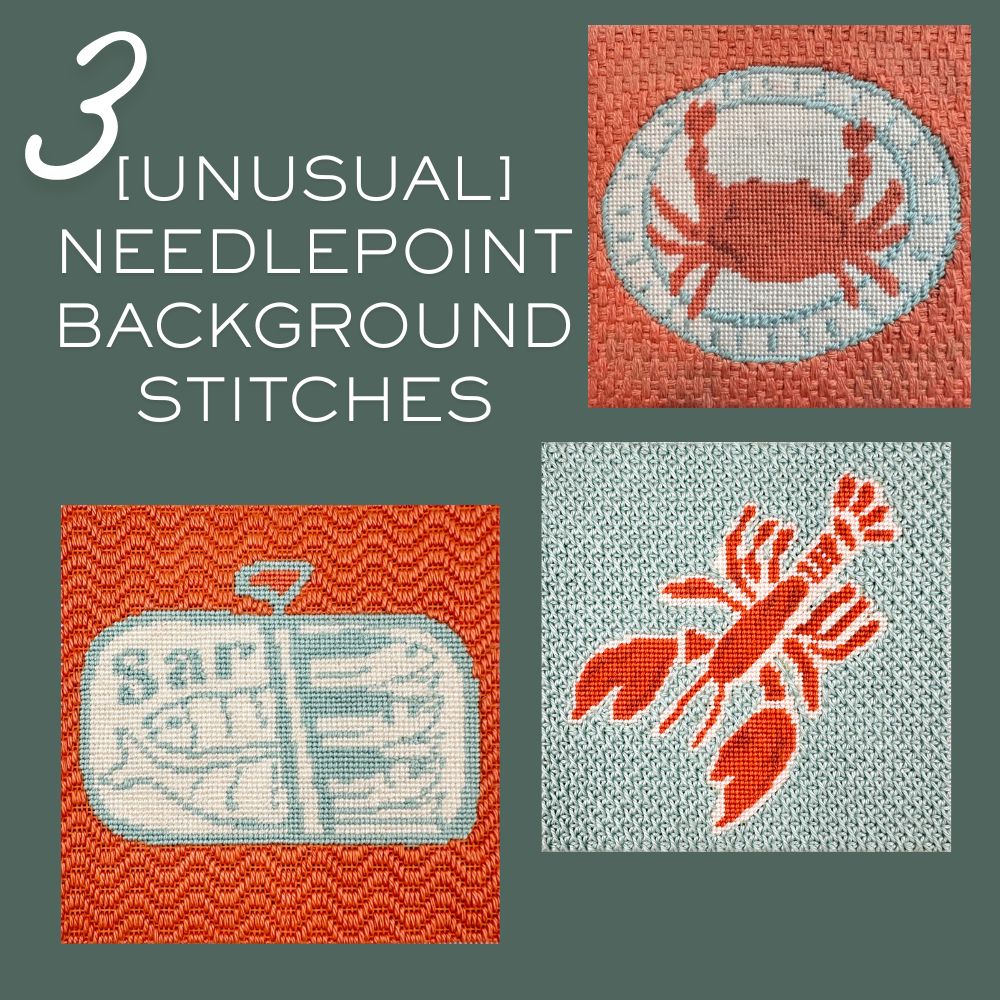 Three Under-The-Radar Needlepoint Background Stitches