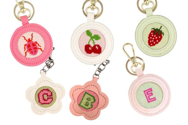 Self-Finishing Needlepoint Fobs