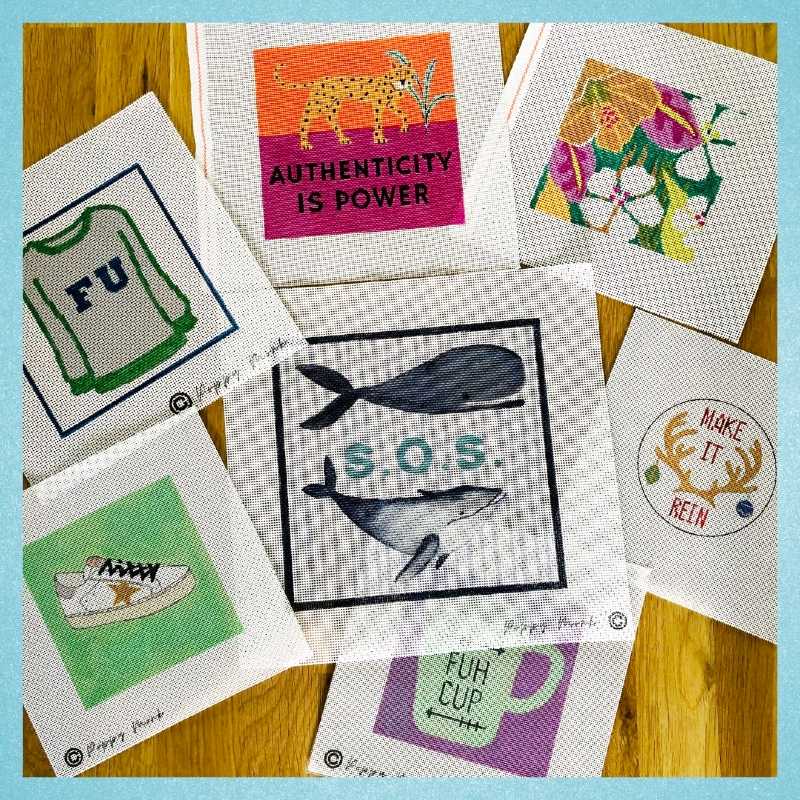 Limited Edition Handpainted Needlepoint Collection