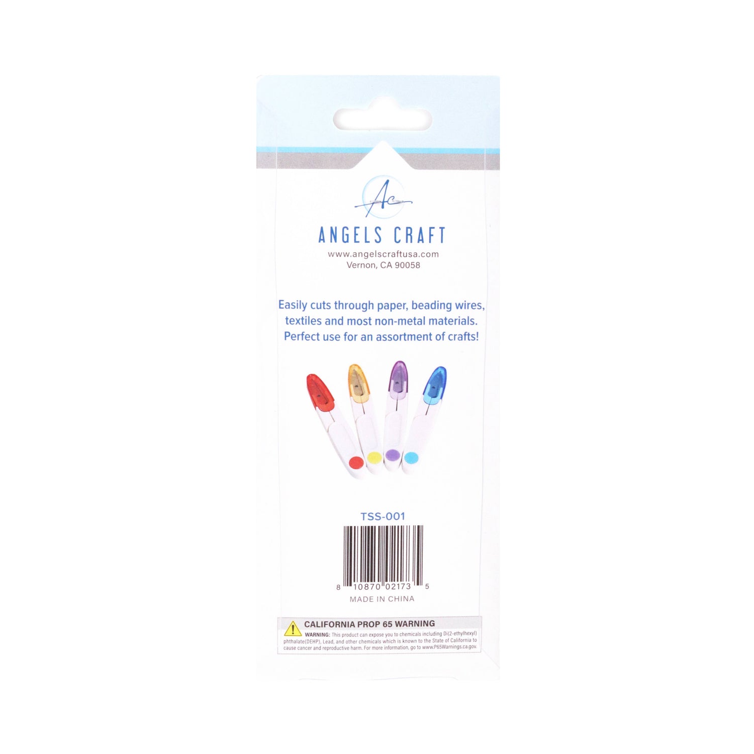 Angels Craft product packaging with colorful cutting tools on a white background
