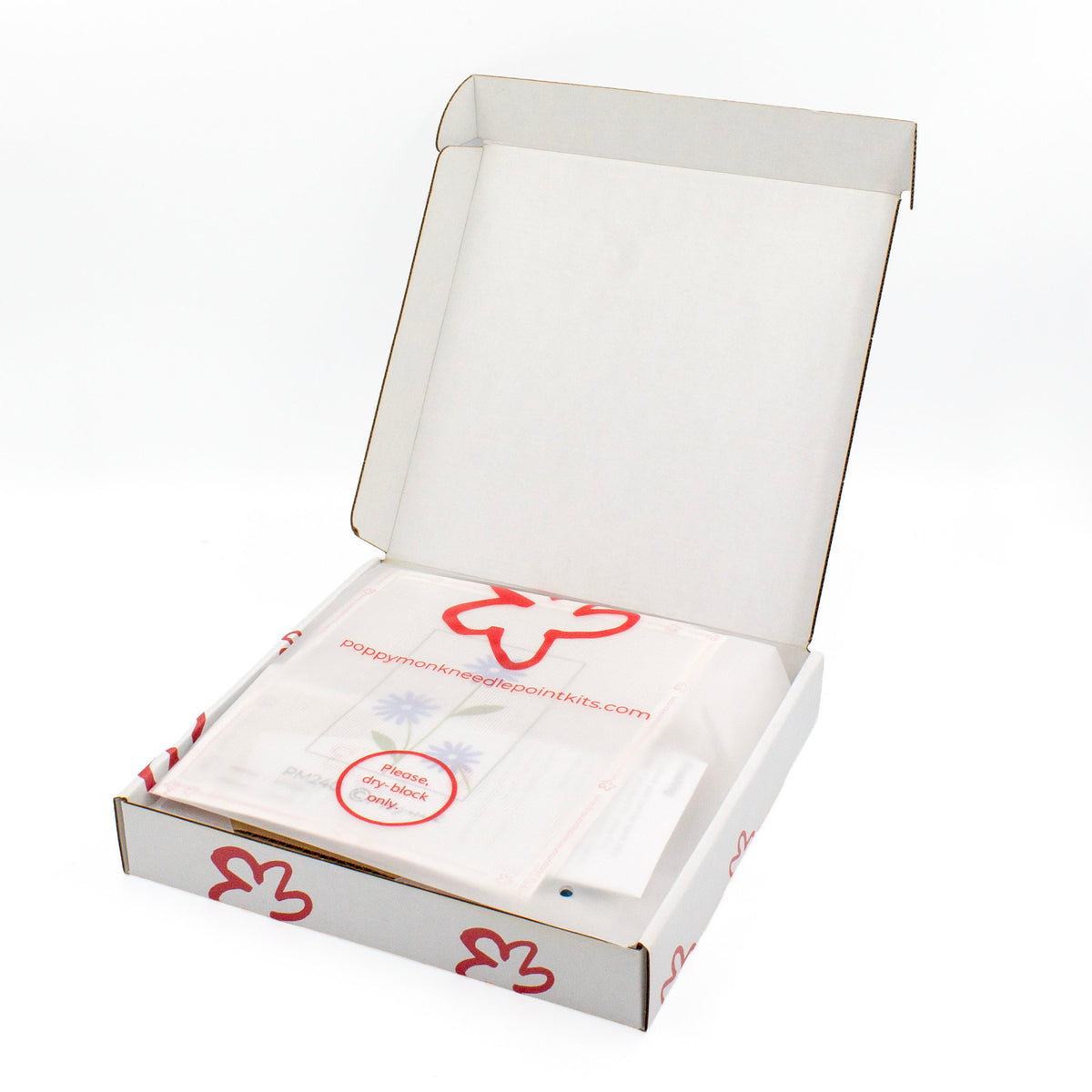 The Cornflower kit in its gift box.