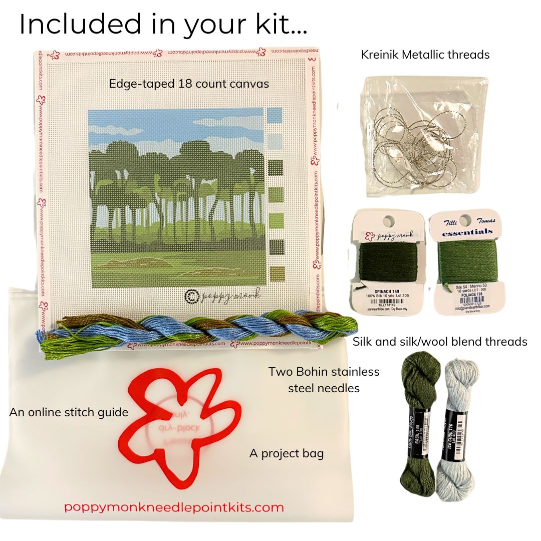 Florida Everglades National Park needlepoint kit