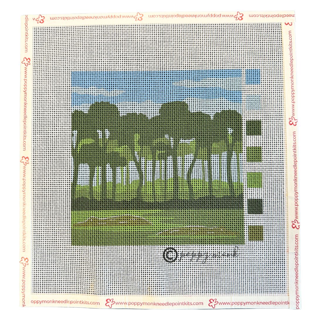 Florida Everglades needlepoint design