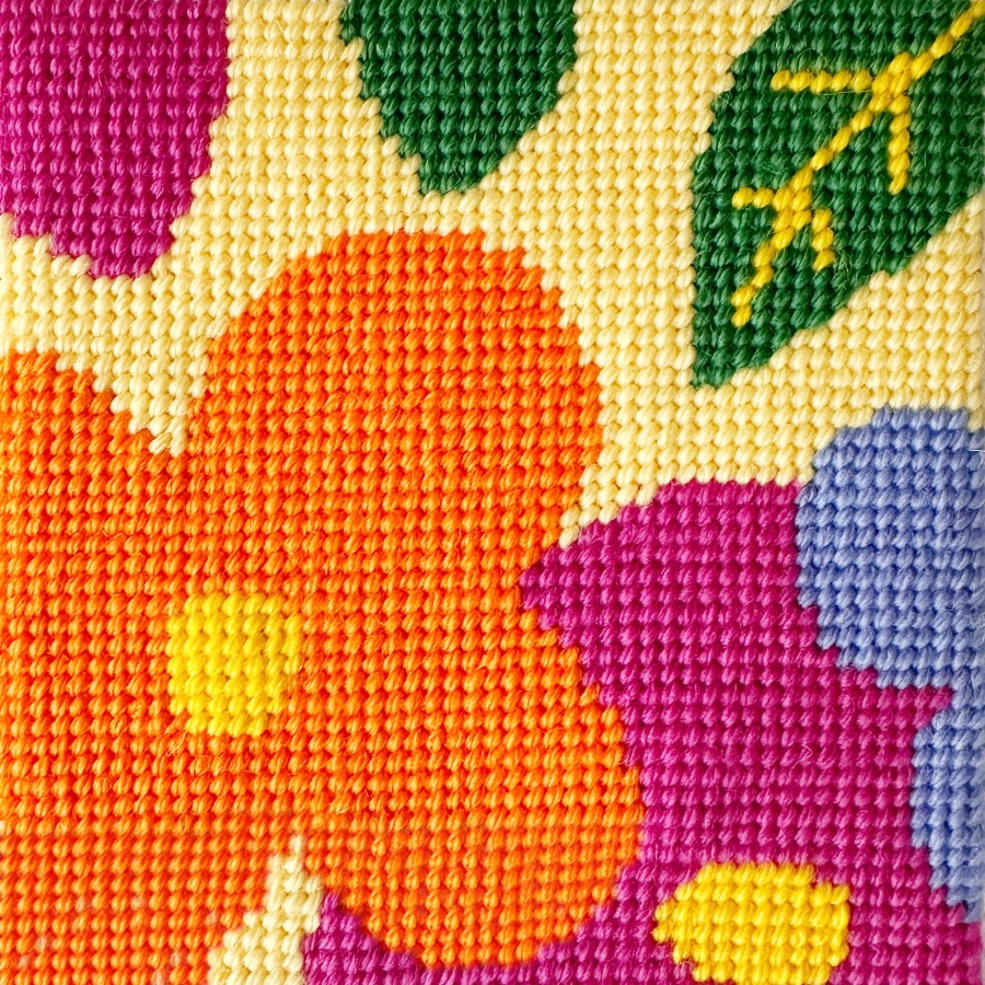 Flower Shower needlepoint starter kit