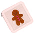 The light pink jewelry box with the Gingerbread Man design on top.