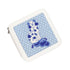 dog needlepoint in  a white box top