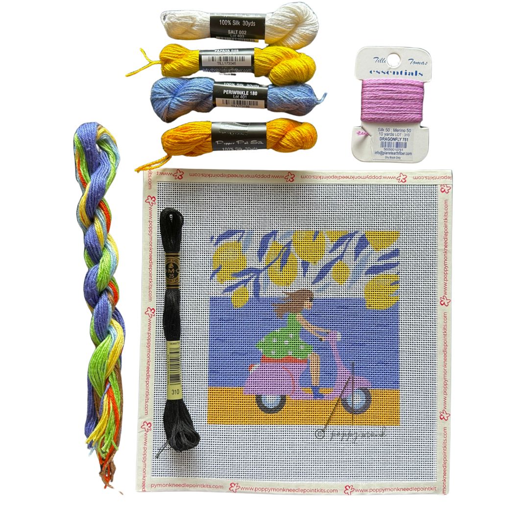 La Dolce Vita Summer in Italy needlepoint kit