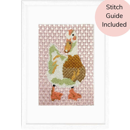 Maisy Duck spring needlepoint kit