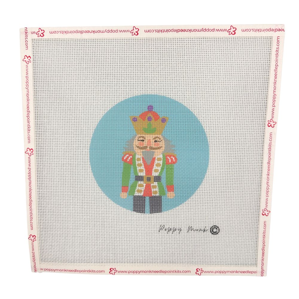 Nutcracker needlepoint design round