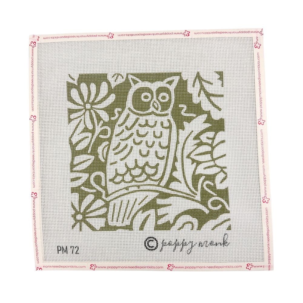 Owl Your Way Needlepoint Canvas Only