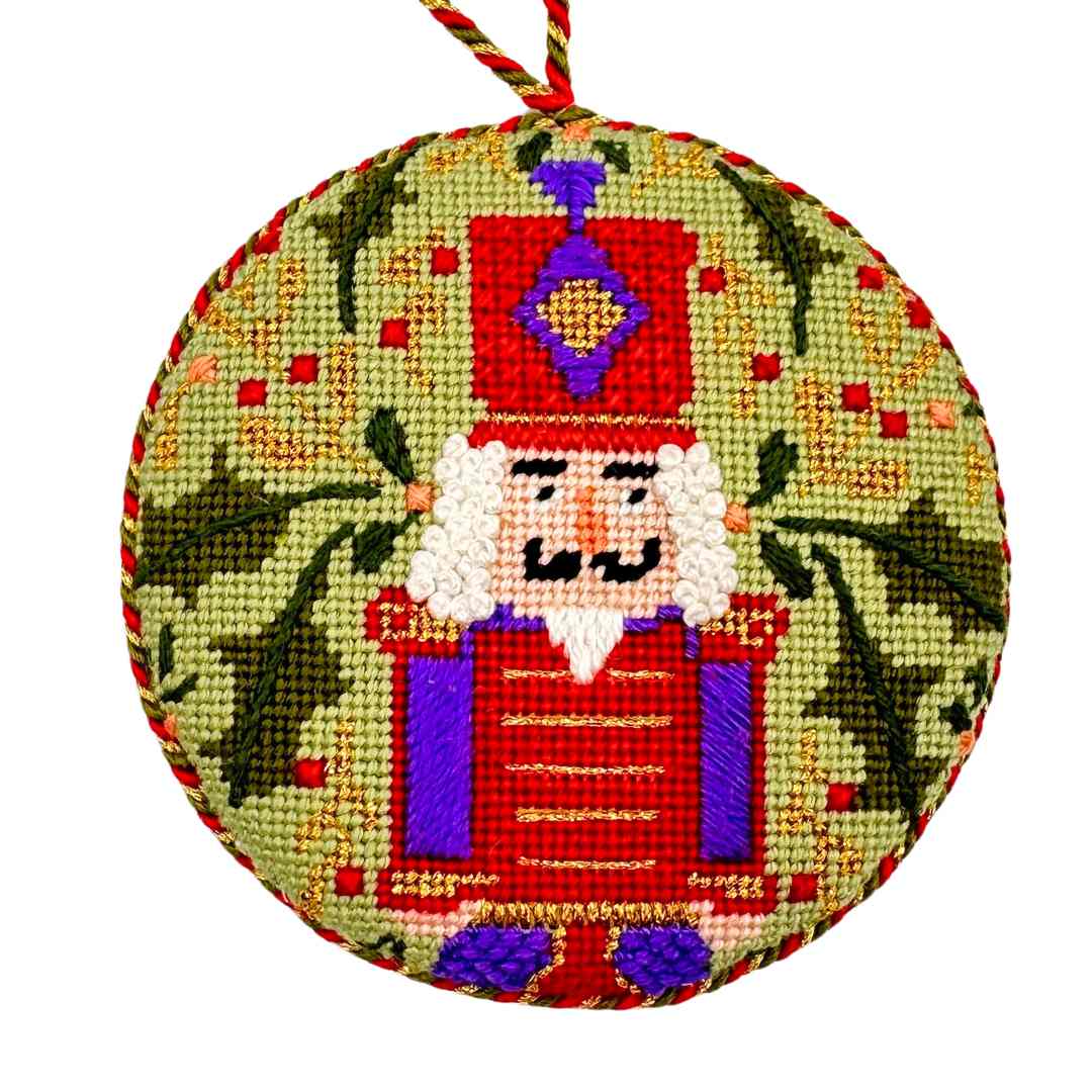 Royal Nutcracker Needlepoint Ornament Kit Christmas