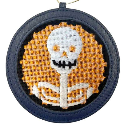 Halloween needlepoint ornament