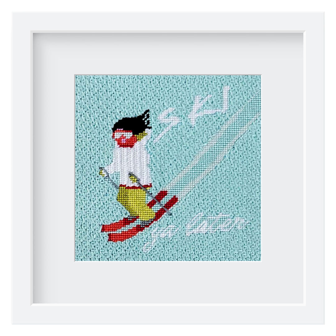 Ski Ya Later Winter Needlepoint Kit