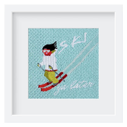 Ski Ya Later Winter Needlepoint Kit