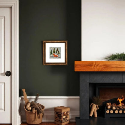 Snowy Evening Fox Needlepoint kit