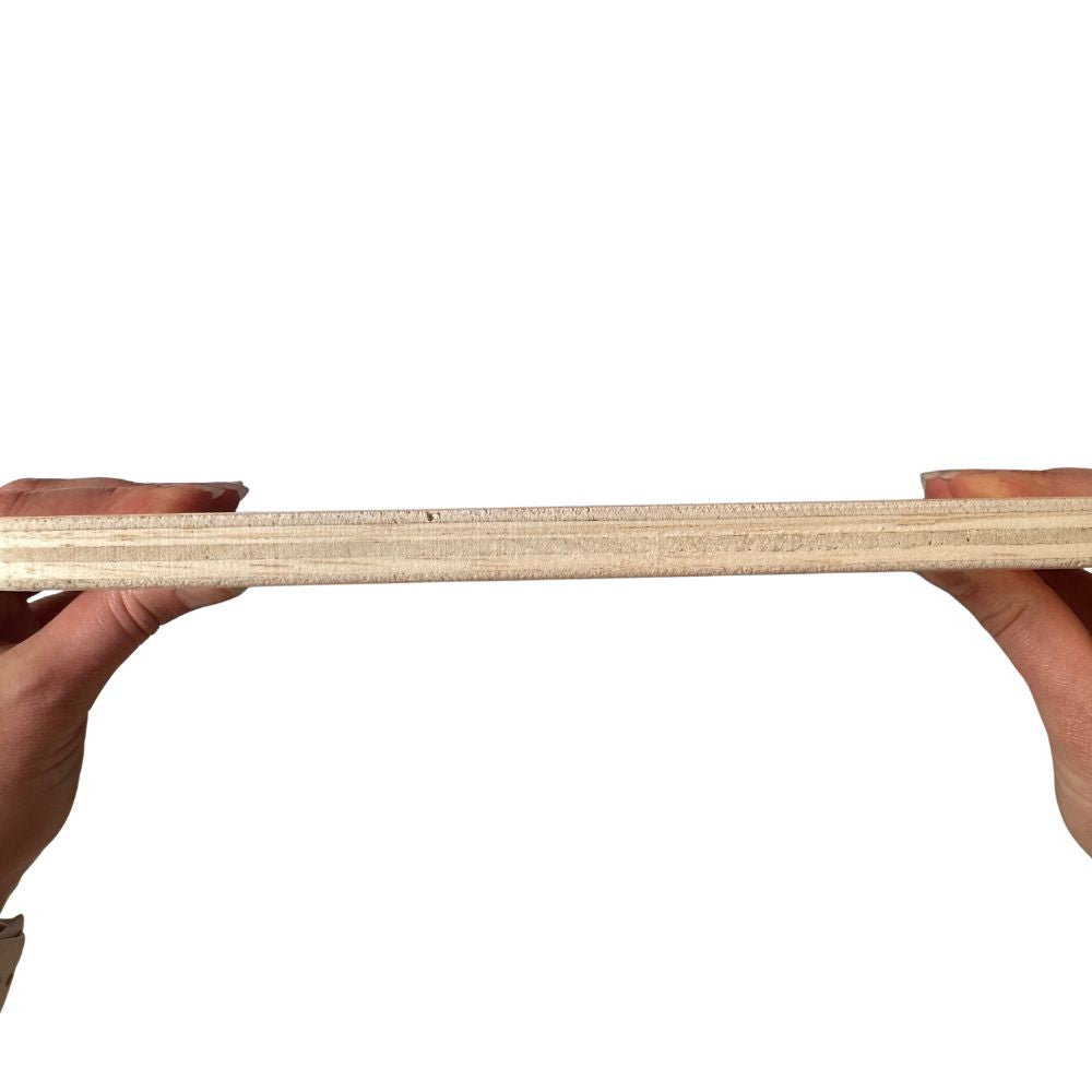 Side view of wooden frame