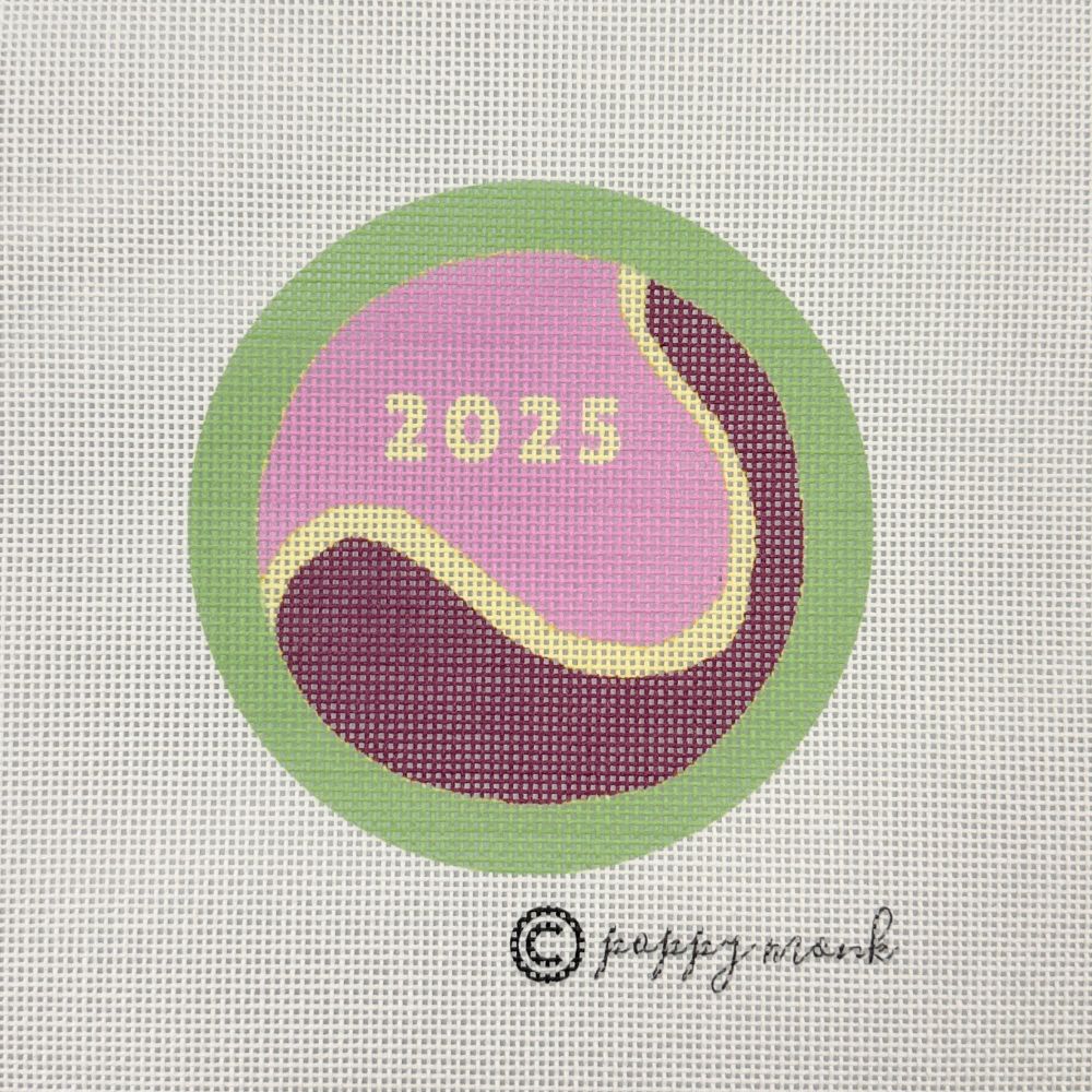 US Open 2025 needlepoint design