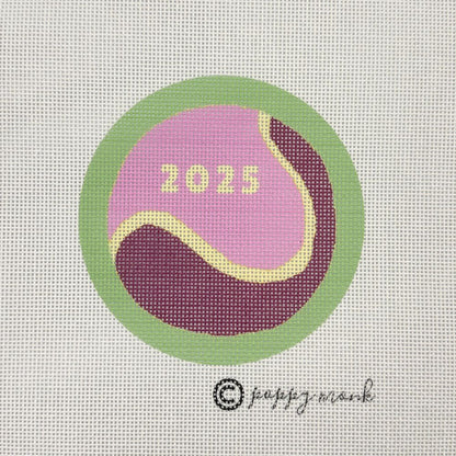 US Open 2025 needlepoint design