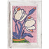 Vase of Flowers contemporary floral needlepoint kit with stitch guide.